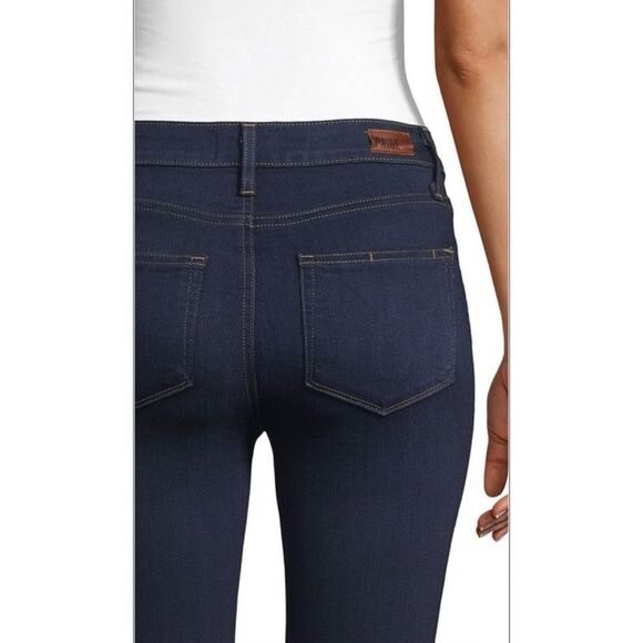 PAIGE DENIM Hoxton High-Rise Ankle Skinny Stretch Jeans Size 26 NWOT - Picture 4 of 13